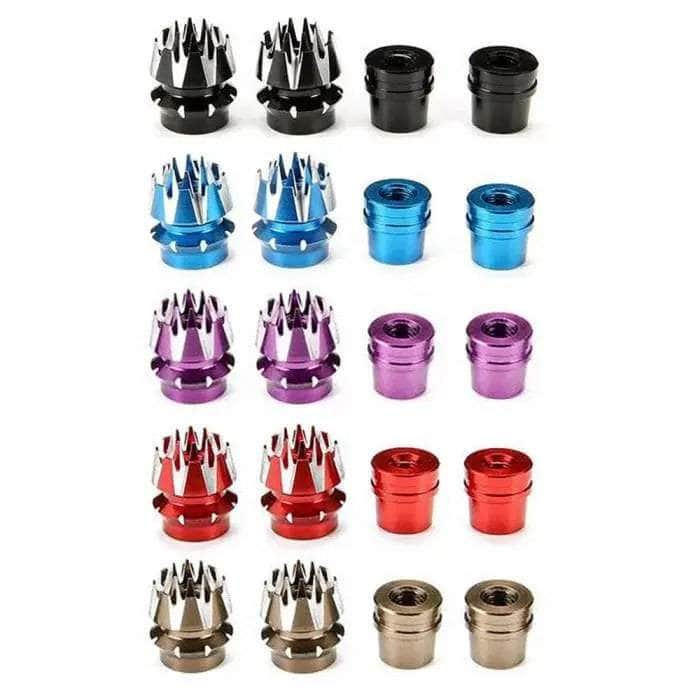 STP Adjustable Height M3 Stick Ends - Purple - Precision RC Transmitter Parts for Smooth Control