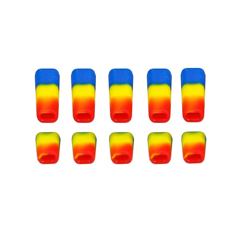 10-Pack Colorful Non-Slip Transmitter Switch Covers - Enhance Your RC Transmitter